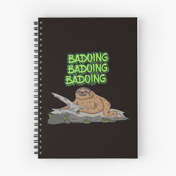 Item preview, BADOING Sloth on Log Cartoon designed and sold by DotDedi.