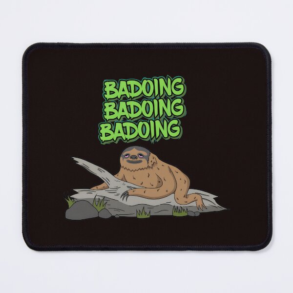 Item preview, BADOING Sloth on Log Cartoon designed and sold by DotDedi.