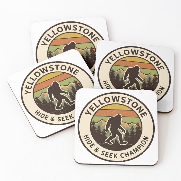 Item preview, Yellowstone Hide and Seek Champion Bigfoot Vintage Patch designed and sold by FunkPrint.