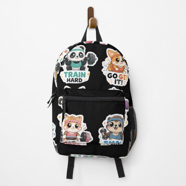 Item preview, Cute Gym Animals Motivational Workout Fitness Sticker Pack designed and sold by Digistore1221.