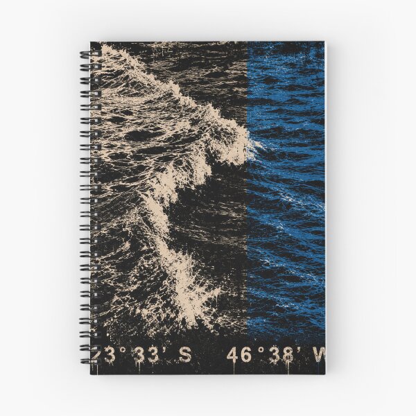 Item preview, Pacific Coordinates Ocean Wave designed and sold by Sal Brasil Cultura ® .