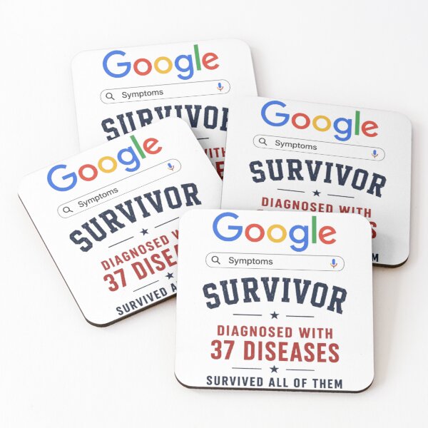 Item preview, Google Symptoms Survivor designed and sold by absalyssa.