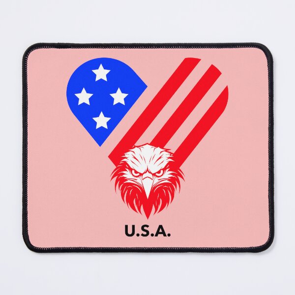 Item preview, USA Independence Day Heart Flag designed and sold by ZenfiniteDesign.