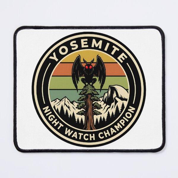 Item preview, Yosemite Night Watch Champion Mothman Vintage Patch designed and sold by FunkPrint.