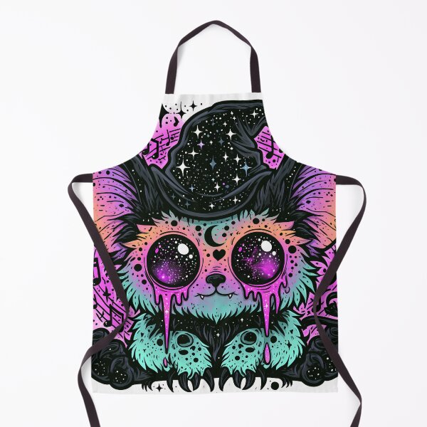 Item preview, Galaxy Witch Cat Psychedelic Spooky Familiar Art designed and sold by DonaldWaltersxx.
