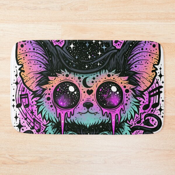 Item preview, Galaxy Witch Cat Psychedelic Spooky Familiar Art designed and sold by DonaldWaltersxx.