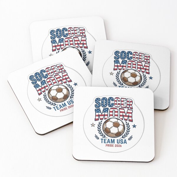 Item preview, Vintage USA Soccer Mom Retro American Flag Football Fan designed and sold by Fatomfatom.