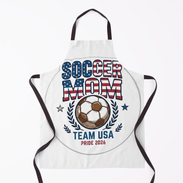 Item preview, Vintage USA Soccer Mom Retro American Flag Football Fan designed and sold by Fatomfatom.