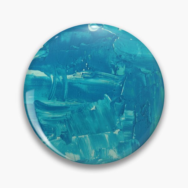 Item preview, Glacial Ice Cyan Blue Modern Abstract Expressionism designed and sold by L&L.