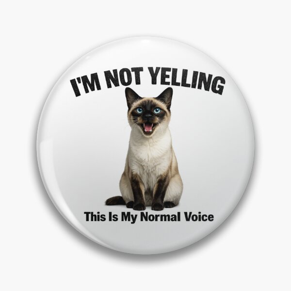 Item preview, I'm Not Yelling Cat Humor designed and sold by HippyRikky.
