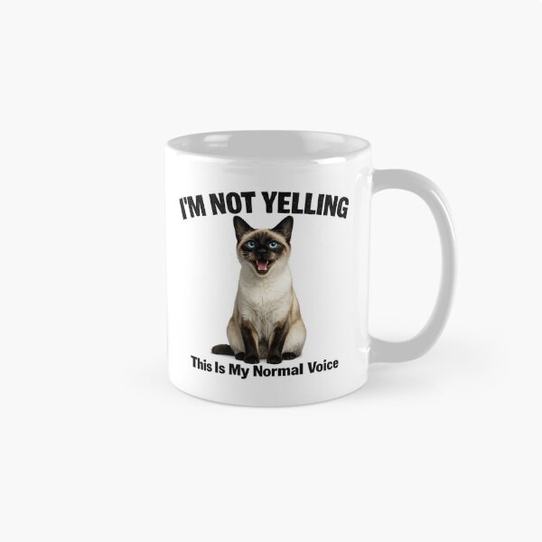 Item preview, I'm Not Yelling Cat Humor designed and sold by HippyRikky.