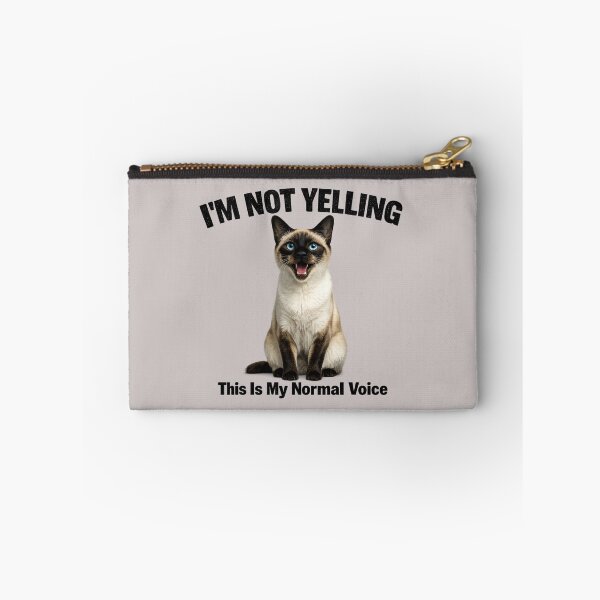Item preview, I'm Not Yelling Cat Humor designed and sold by HippyRikky.
