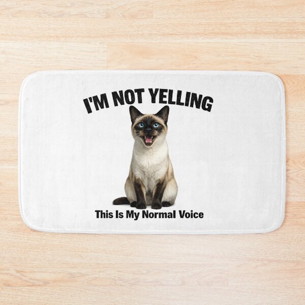 Item preview, I'm Not Yelling Cat Humor designed and sold by HippyRikky.