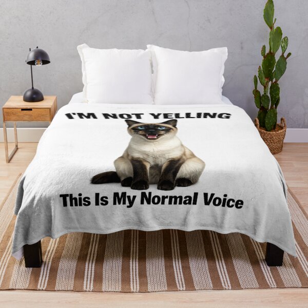 Item preview, I'm Not Yelling Cat Humor designed and sold by HippyRikky.