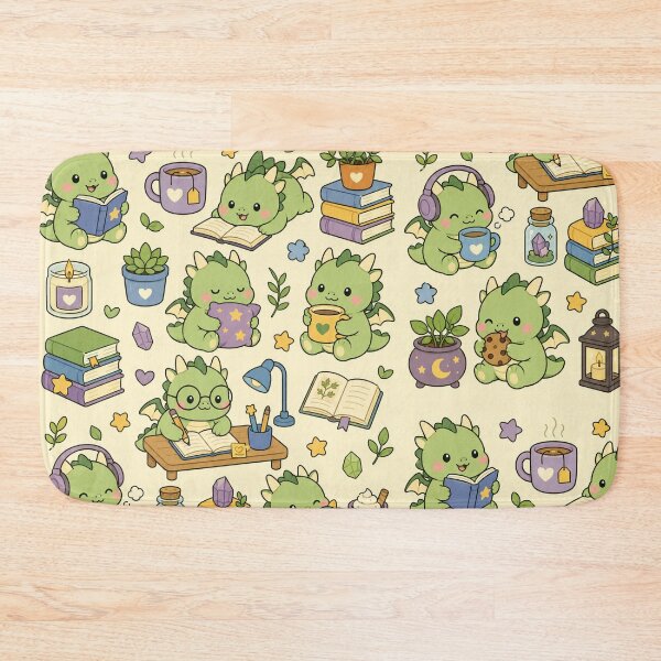 Item preview, Cozy Reading Dragon Pattern designed and sold by Soft Berry Studio.