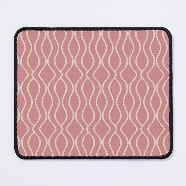 Item preview, Vintage Rose Pink & Cream Neutral Wavy Geometric Stripes Polka Dots designed and sold by LoveAlways-AEP.