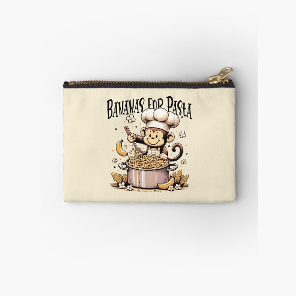 Item preview, Monkey Mac and Cheese Chef Cartoon | Cute Banana Pasta Cooking Animal Design designed and sold by Sachie's Studio.