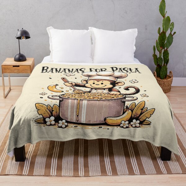 Item preview, Monkey Mac and Cheese Chef Cartoon | Cute Banana Pasta Cooking Animal Design designed and sold by Sachie's Studio.