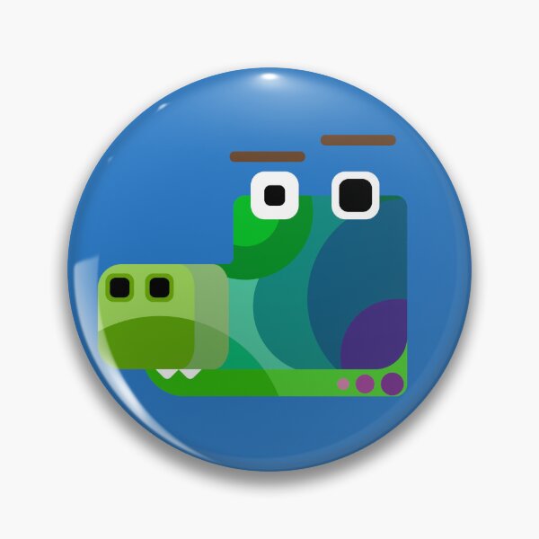 Item preview, Cute Geometric Crocodile designed and sold by MarlonOspinaStore.
