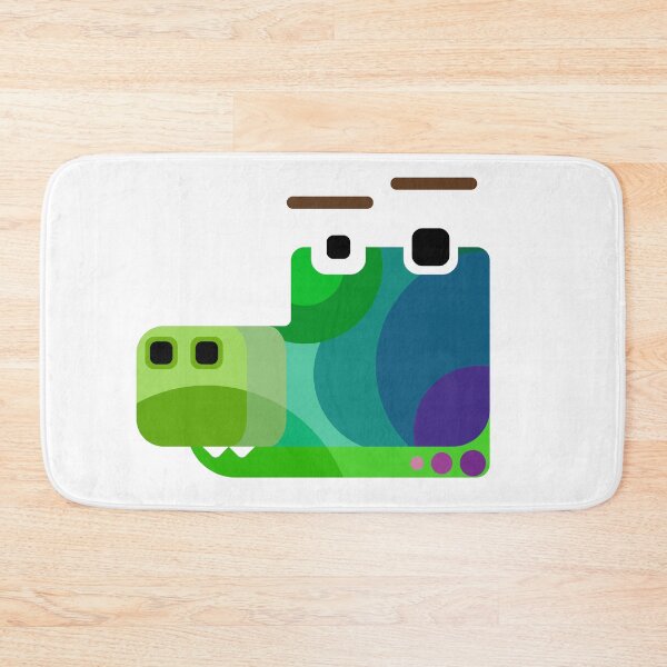 Item preview, Cute Geometric Crocodile designed and sold by MarlonOspinaStore.