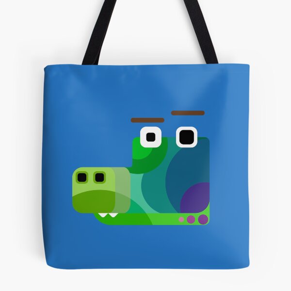 Item preview, Cute Geometric Crocodile designed and sold by MarlonOspinaStore.