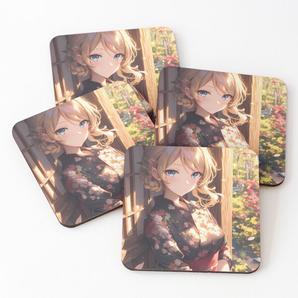 Item preview, Darjeeling Girls und Panzer Sakura Garden Kimono Warm Light designed and sold by earlobejerk.
