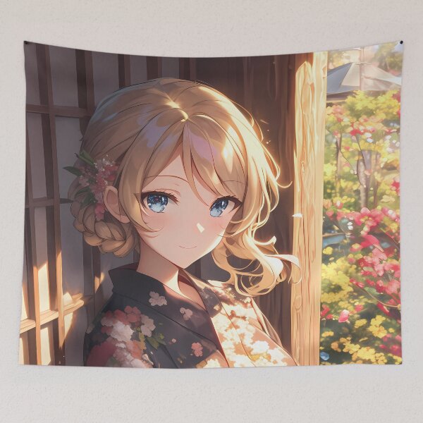 Item preview, Darjeeling Girls und Panzer Sakura Garden Kimono Warm Light designed and sold by earlobejerk.