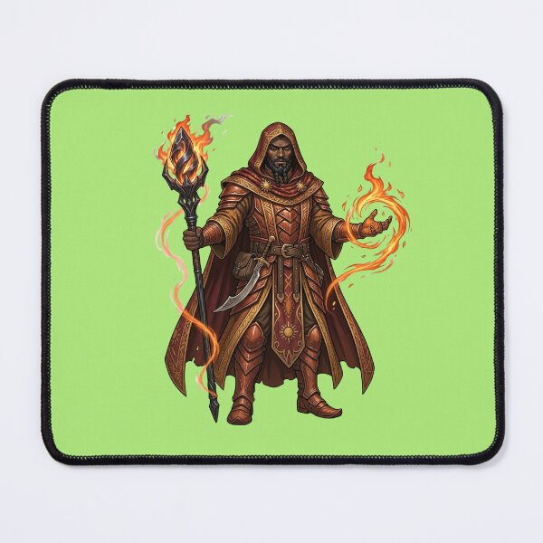 Item preview, Desert Pyromancer - Battle Mage of the Sun designed and sold by Utopian-Magic.