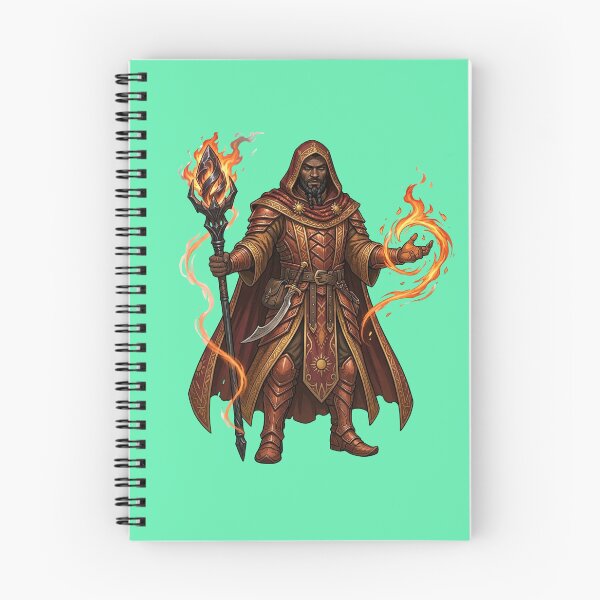 Item preview, Desert Pyromancer - Battle Mage of the Sun designed and sold by Utopian-Magic.
