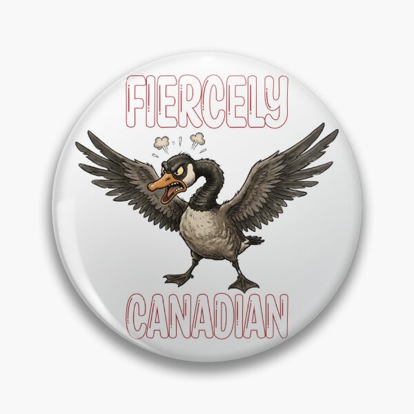 Item preview, Fiercely Canadian Goose designed and sold by Ink & Void Co..