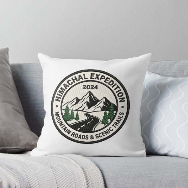 Item preview, Himachal Expedition Mountain Roads Vintage Badge designed and sold by FunkPrint.