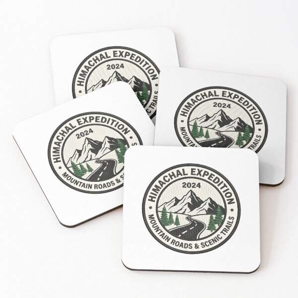 Item preview, Himachal Expedition Mountain Roads Vintage Badge designed and sold by FunkPrint.