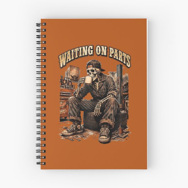 Item preview, Waiting On Parts Funny Mechanic Skeleton Garage Father's Day designed and sold by MichelLoveHaris.