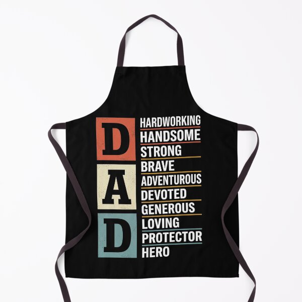 Item preview, Dad Hardworking Handsome Strong Brave Adventurous Devoted Generous Loving Protector Hero Father Family Appreciation designed and sold by SofenArt.