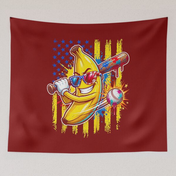 Item preview, Funny Banana Drip American Flag for Kids Youth Boys Girls designed and sold by AliesKaruta.