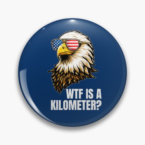 Item preview, WTF Is A Kilometer Patriotic Eagle designed and sold by extrisiceye.