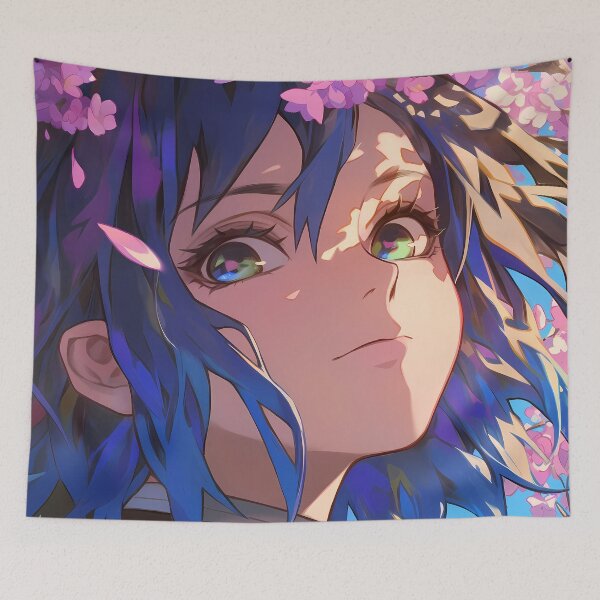 Item preview, Inosuke Hashibira Demon Slayer Sakura Gaze Portrait designed and sold by earlobejerk.