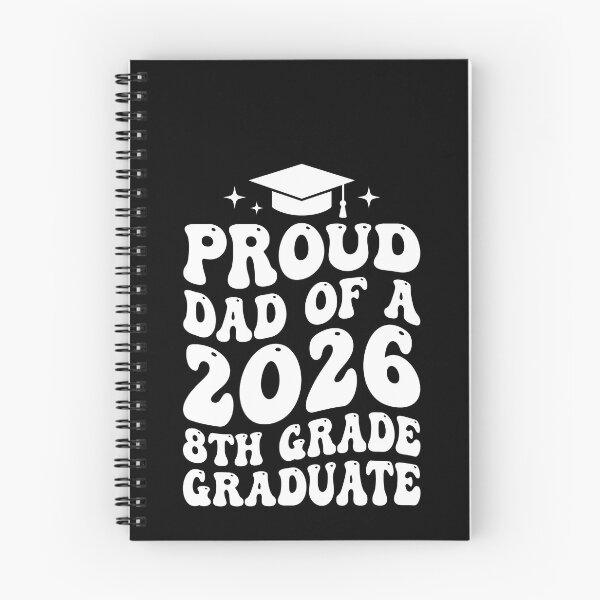 Item preview, Proud Dad Of A 2026 8th Grade Graduate Father Middle School Graduation Class designed and sold by SofenArt.