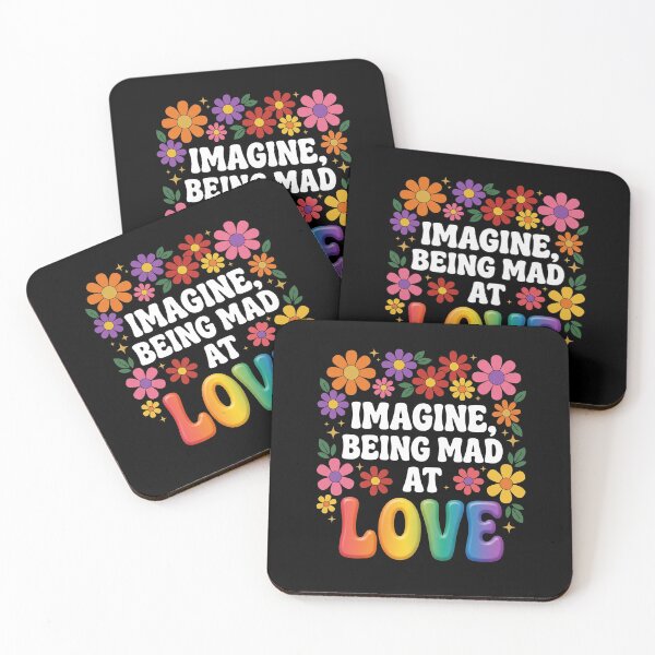 Item preview, Imagine, Being Mad At Love LGBTQ Pride Ally Acceptance designed and sold by SofenArt.