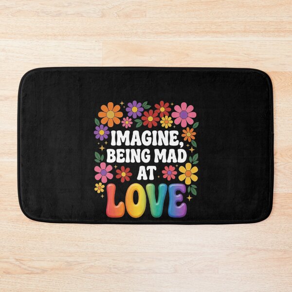 Item preview, Imagine, Being Mad At Love LGBTQ Pride Ally Acceptance designed and sold by SofenArt.
