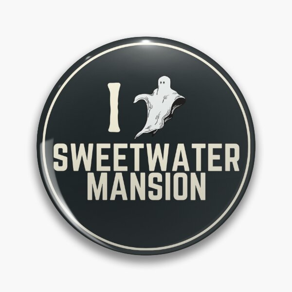 Item preview, I Love Sweetwater Mansion Haunted Souvenir Bumper Sticker designed and sold by GhostlyWorld.