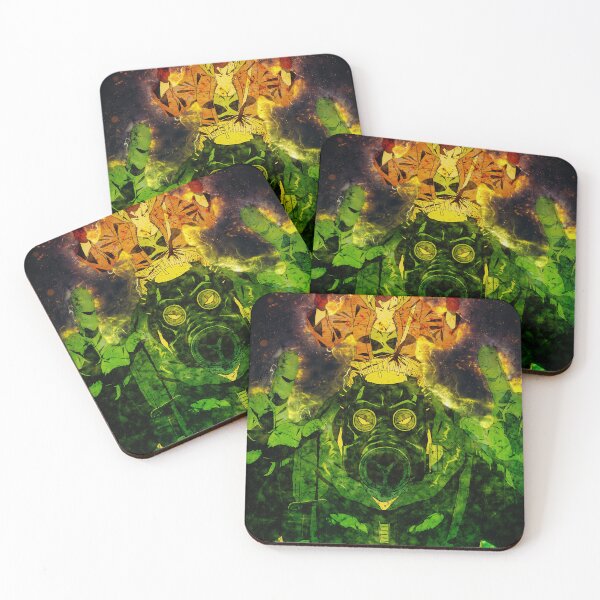 Item preview, Kaiman Dorohedoro Neon Green Masked Chaos designed and sold by mildaclairmo.