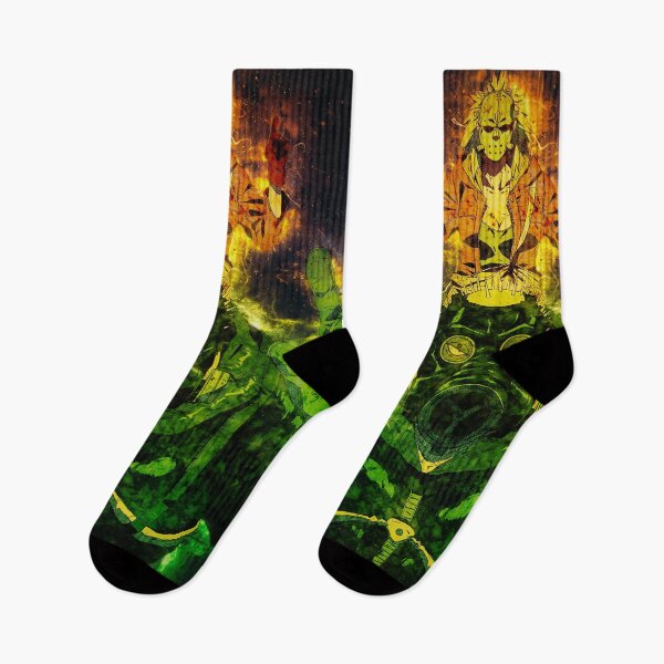 Artikelvorschau, Kaiman Dorohedoro Neongrün maskiertes Chaos entworfen und verkauft von mildaclairmo.