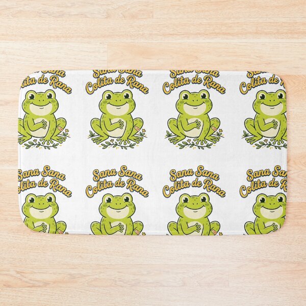 Item preview, Sana Sana Colita De Rana Retro Cartoon Frog Healing Patch designed and sold by PictoVibe.