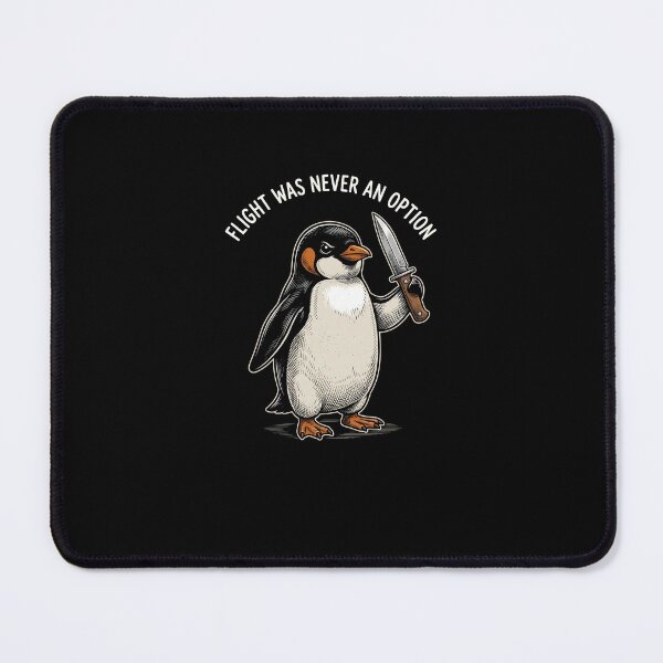 Item preview, Flight Was Never An Option Funny Penguin Meme Dark Humor Animal Lover designed and sold by SofenArt.