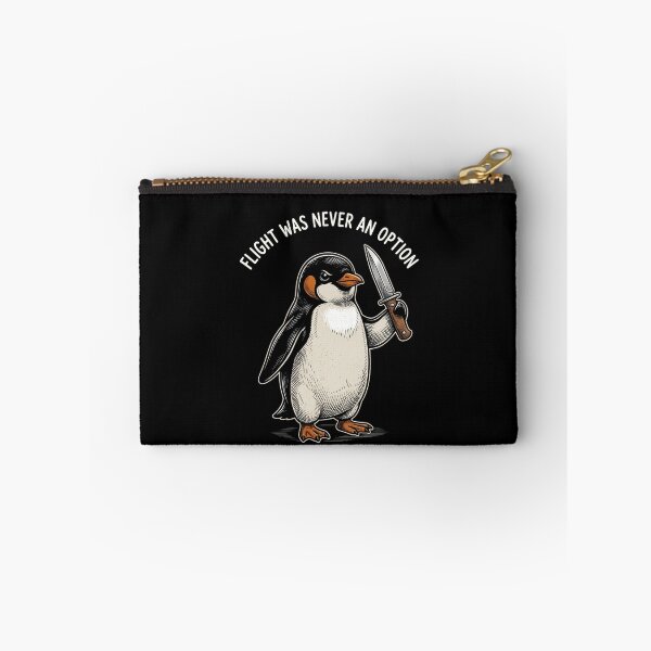 Item preview, Flight Was Never An Option Funny Penguin Meme Dark Humor Animal Lover designed and sold by SofenArt.
