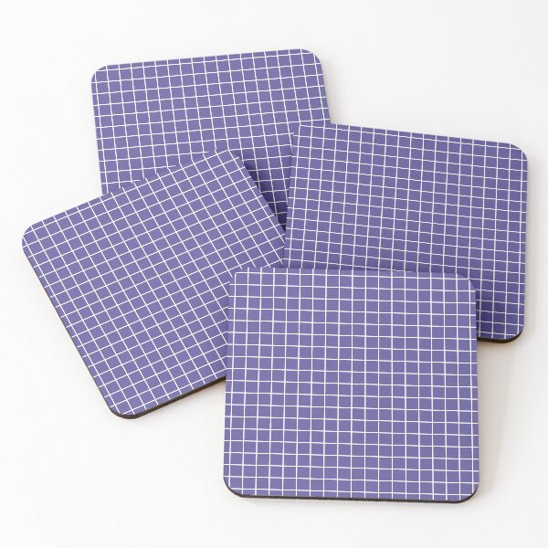 Item preview, Minimalist Periwinkle Grid Phone Case for Girls | Purple Checkered Journal for Students | Muted Purple Grid Pattern Blanket for Mom | Violet Lavender Checkerboard Tote Bag for Teachers designed and sold by VivaFy.