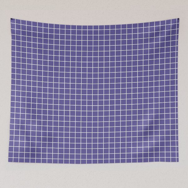 Item preview, Minimalist Periwinkle Grid Phone Case for Girls | Purple Checkered Journal for Students | Muted Purple Grid Pattern Blanket for Mom | Violet Lavender Checkerboard Tote Bag for Teachers designed and sold by VivaFy.