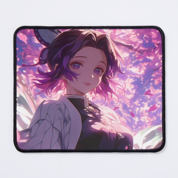 Item preview, Shinobu Kocho Demon Slayer Sakura Butterfly Smile designed and sold by earlobejerk.