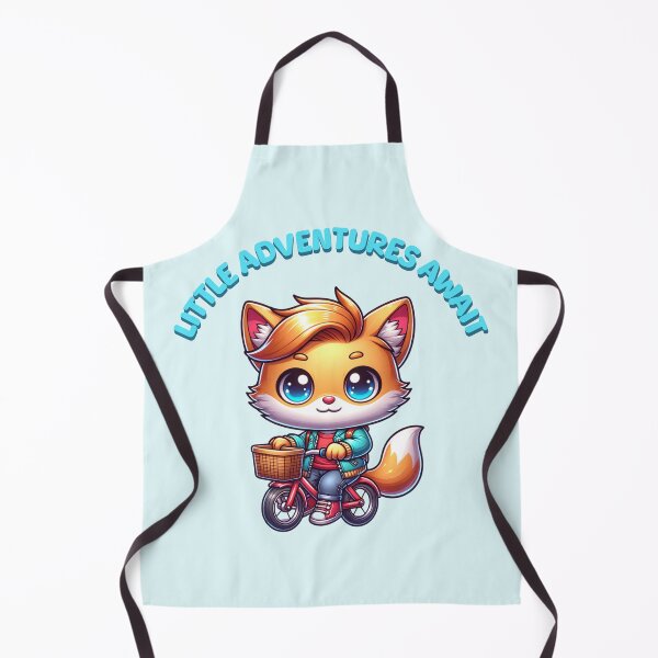 Item preview, Little Adventures Await Cute Fox Bicycle – Kawaii Animal Cycling Design designed and sold by Sachie's Studio.
